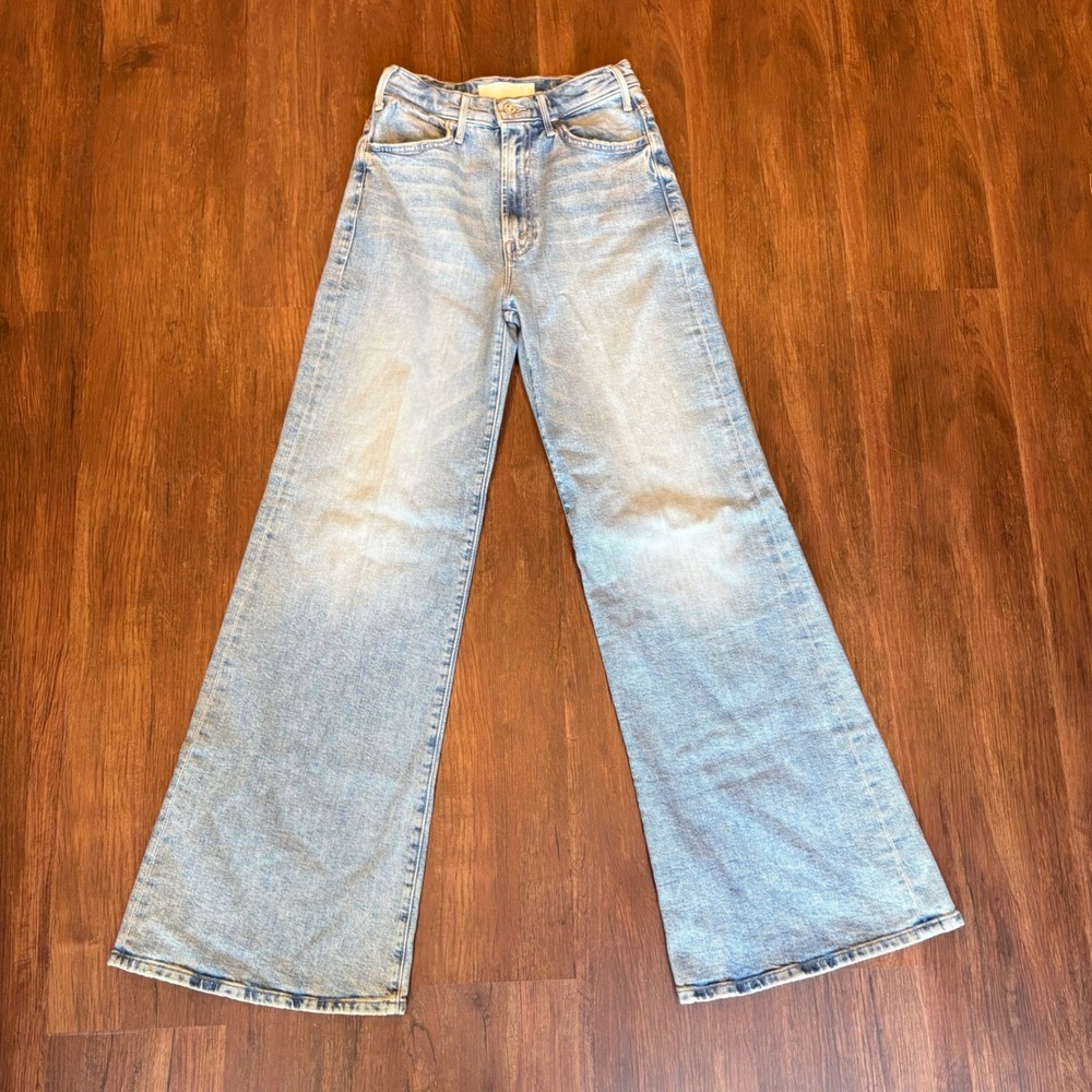 ♾️MOTHER The Hustler Roller Sneak Jeans I Confess High Rise Wide Leg Size 25♾️